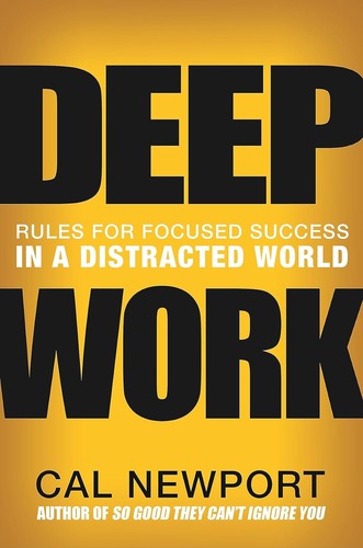 Deep Work by Cal Newport book cover