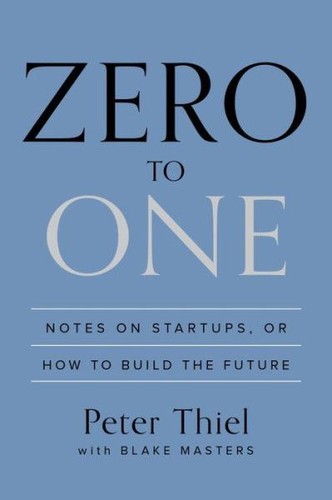 Zero to One by Peter Thiel book cover